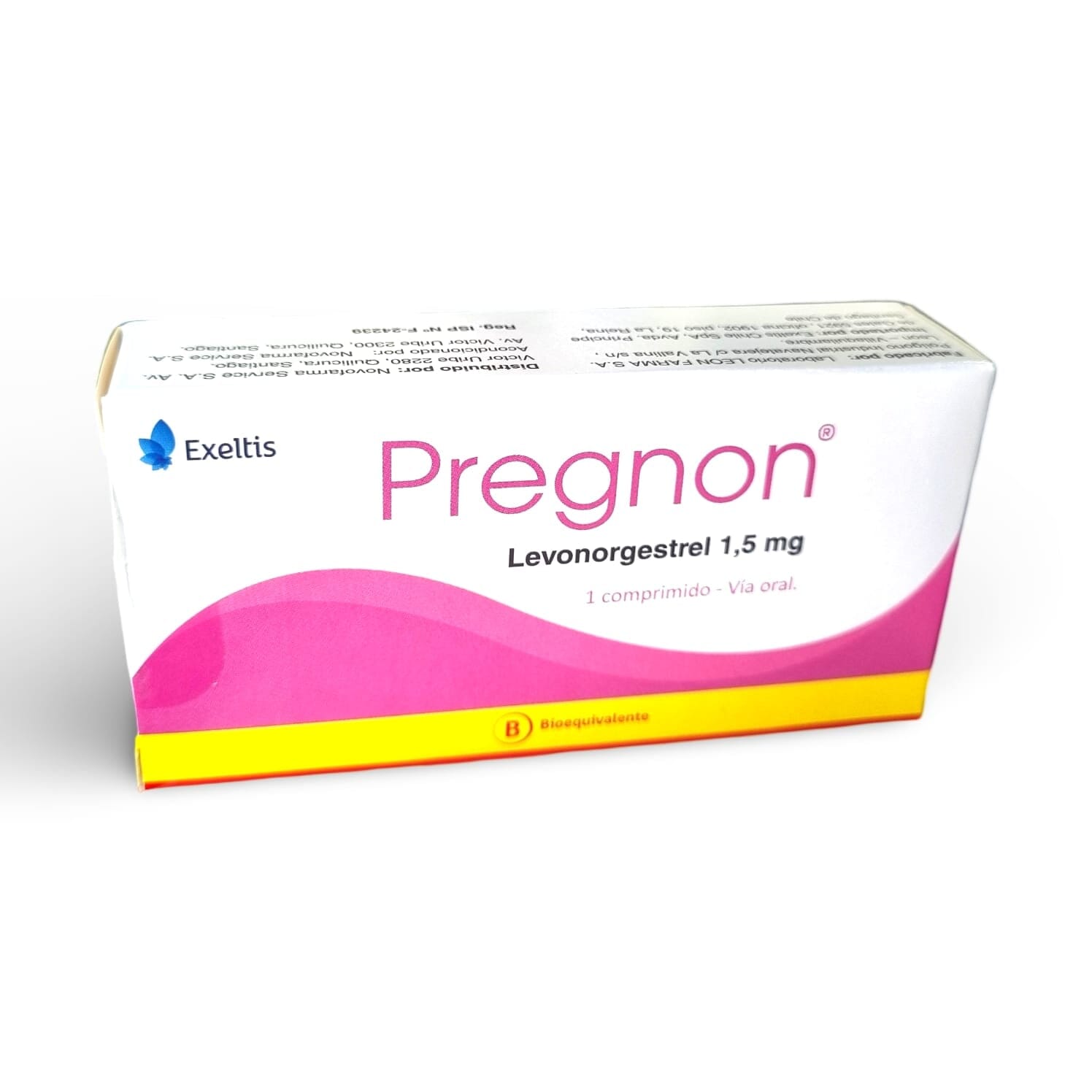 Pregnon 1,5 mg x 1 comprimido "Ley Cenabast" EXELTIS